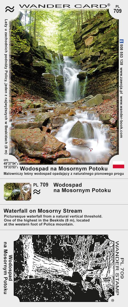 Wodospad na Mosornym Potoku