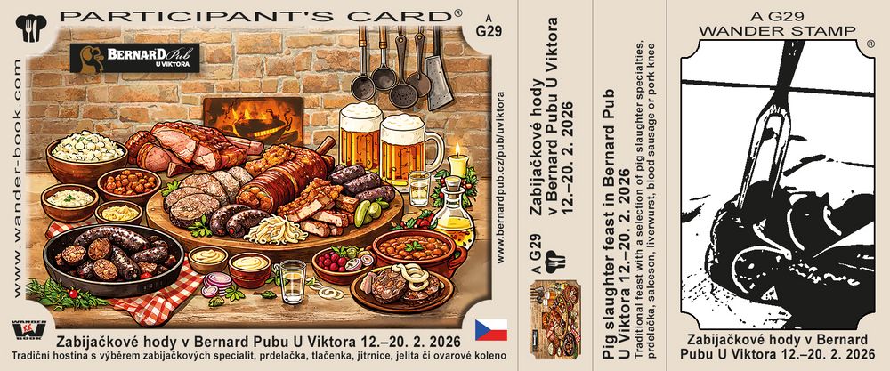 Zabijačkové hody v Bernard Pubu U Viktora 12.–20. 2. 2026