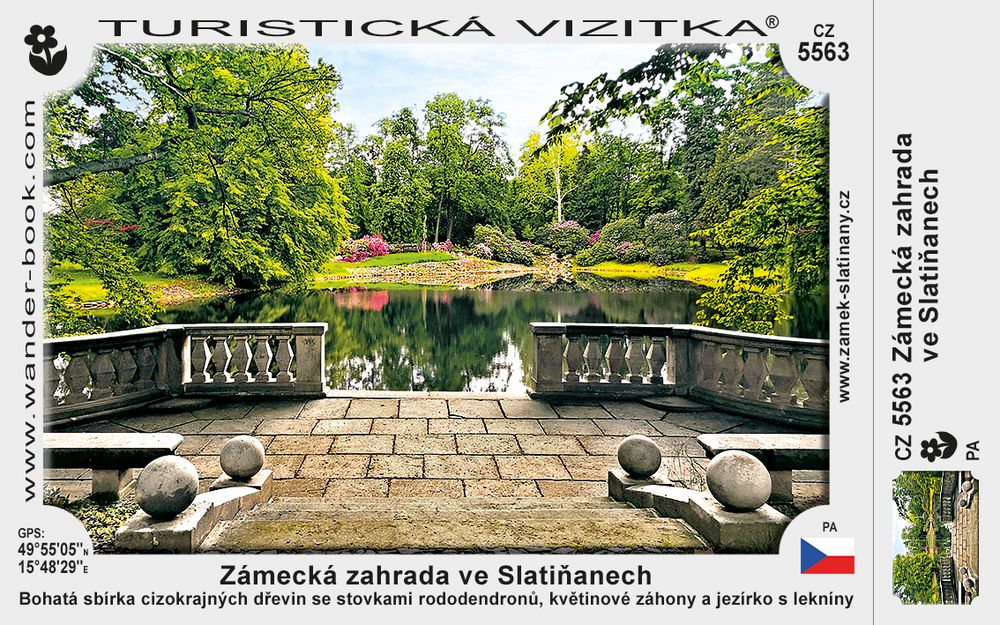 Zámecká zahrada ve Slatiňanech