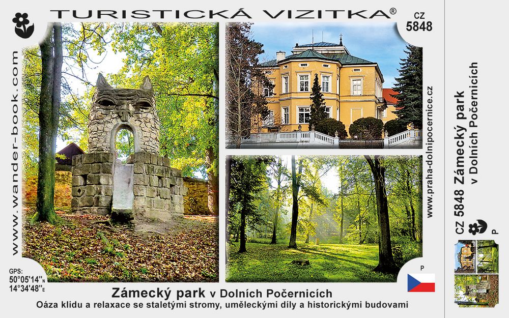 Zámecký park v Dolních Počernicích