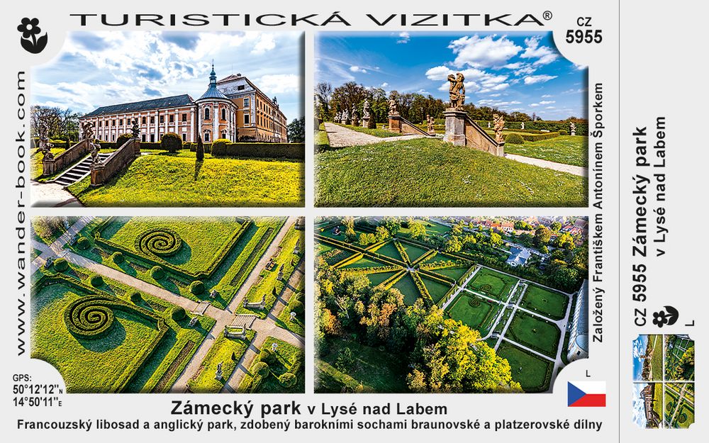 Zámecký park v Lysé nad Labem