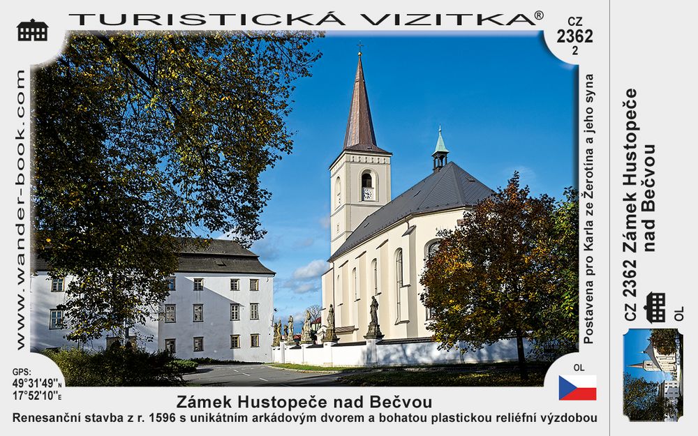 Zámek Hustopeče nad Bečvou