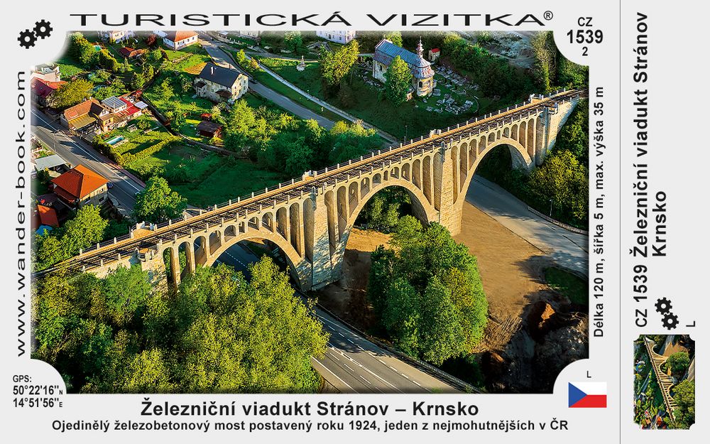 Železniční viadukt Stránov - Krnsko