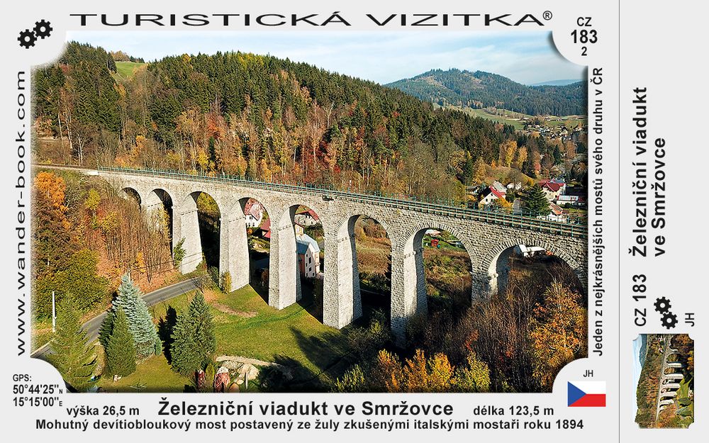 Železniční viadukt ve Smržovce