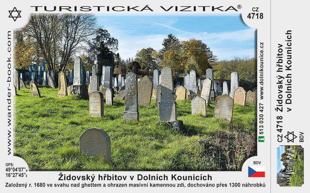 Židovský hřbitov v Dolních Kounicích