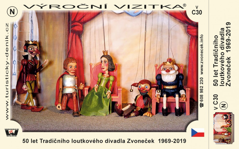 50 let Tradičního loutkového divadla Zvoneček  1969–2019