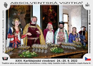 XXIV. Karlštejnské vinobraní  24.–25. 9. 2022