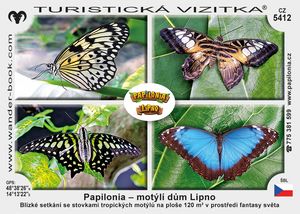 Papilonia – motýlí dům Lipno