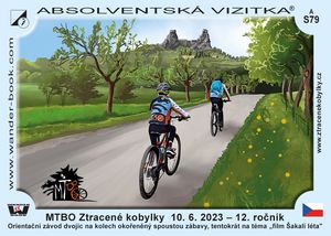 MTBO Ztracené kobylky  10. 6. 2023 – 12. ročník
