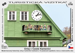 Orloj v České Kamenici