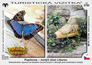 Papilonia – motýlí dům Liberec
