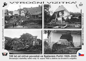 100 let od ničivé povodně ve Spáleném Poříčí 1925–2025