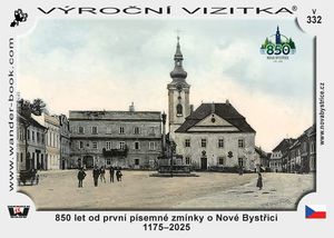 850 let od první písemné zmínky o Nové Bystřici 1175–2025