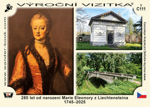 280 let od narození Marie Eleonory z Liechtensteina 1745–2025