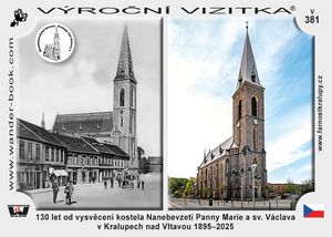 130 let od vysvěcení kostela Nanebevzetí Panny Marie a sv. Václava v Kralupech nad Vltavou 1895–2025