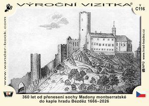 360 let od přenesení sochy Madony montserratské do kaple hradu Bezděz 1666–2026
