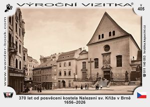 370 let od posvěcení kostela Nalezení sv. Kříže v Brně 1656–2026