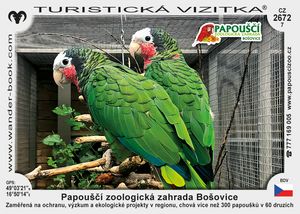 Papouščí zoologická zahrada Bošovice