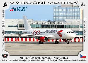 100 let Českých aerolinií  1923–2023
