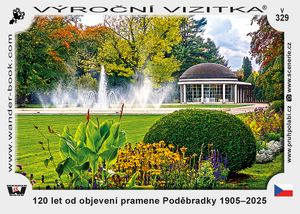 120 let od objevení pramene Poděbradky 1905–2025