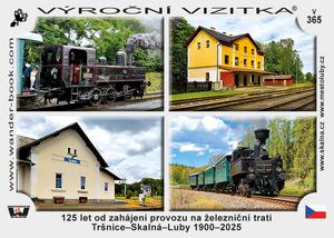 125 let provozu na železniční trati Tršnice–Skalná–Luby 1900–2025