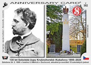 130 let Sokolské župy Krušnohorské–Kukaňovy 1895–2025