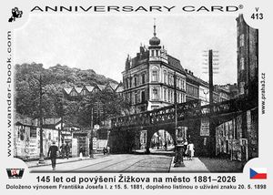 145 let od povýšení Žižkova na město 1881–2026