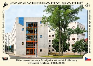 15 let nové budovy Studijní a vědecké knihovny v Hradci Králové  2008–2023