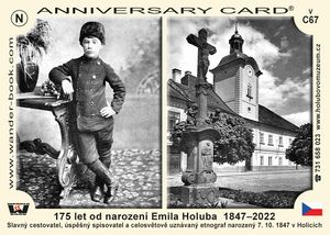 175 let od narození Emila Holuba  1847–2022