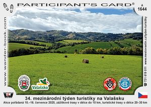 34. mezinárodní týden turistiky na Valašsku