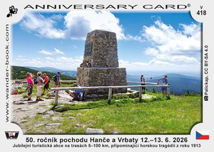 50. ročník pochodu Hanče a Vrbaty 12.–13. 6. 2026