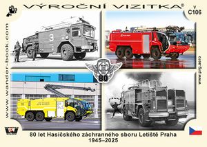 80 let Hasičského záchranného sboru Letiště Praha 1945–2025