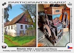 Braunův mlýn v Janovicích nad Úhlavou