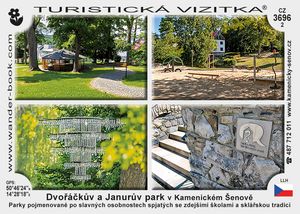 Dvořáčkův a Janurův park v Kamenickém Šenově