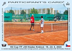 Hit Cup ITF J30 Hradec Králové  18.–22. 6. 2024