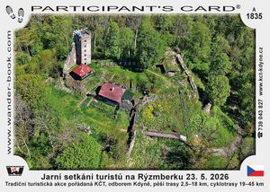 Jarní setkání turistů na Rýzmberku 23. 5. 2026
