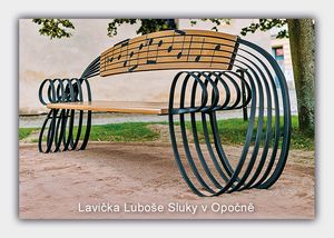 Lavička Luboše Sluky