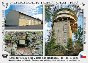 Letní turistický sraz v Bělé nad Radbuzou  16.–18. 6. 2023