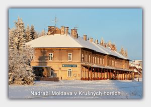 Nádraží Moldava v Krušných horách