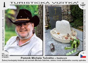 Pomník Michala Tučného v Hošticích