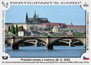 Pražské mosty a ostrovy 29. 6. 2025