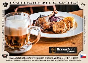 Svatomartinské hody v Bernard Pubu U Viktora 7.–14. 11. 2025