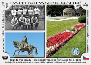 Tour de Poděbrady – memoriál Františka Řehouška 13. 9. 2025