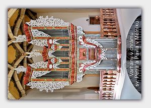 Varhany v kostele sv. Petra a Pavla v Mělníku
