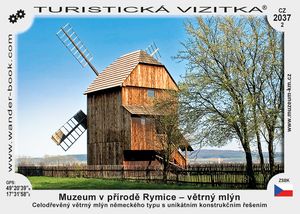 Muzeum v přírodě Rymice – větrný mlýn