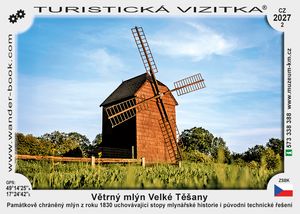 Větrný mlýn Velké Těšany