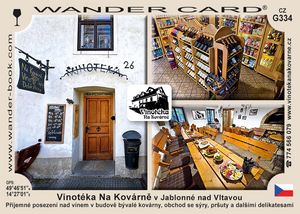Vinotéka Na Kovárně v Jablonné nad Vltavou