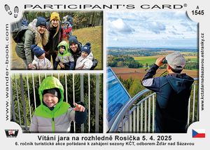 Vítání jara na rozhledně Rosička 5. 4. 2025