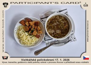 Vizitkářské polívkobraní 17. 1. 2026